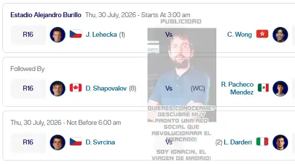 atp cabos jueves30 julio 2026 tiroalpalo