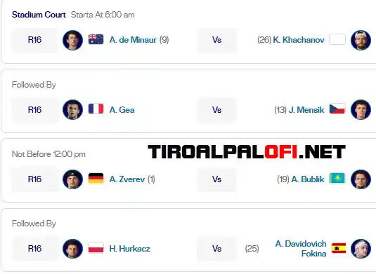 wta wuhan martes13 octubre 2026 tiroalpalo